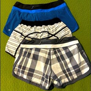 Lululemon shorts-selling as bundle of 3